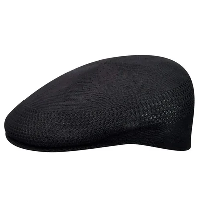 Gorra plana Kangol Tropic 504 Ventair negra talla grande