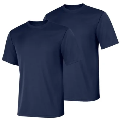 Camiseta Hanes Sport talla grande azul marino pack de 2 Cool Dri