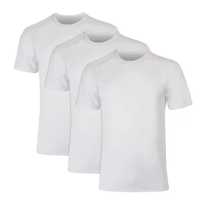 Camiseta Hanes Moves Mesh para hombre Pack de 3 (Blanco/Negro/Gris)