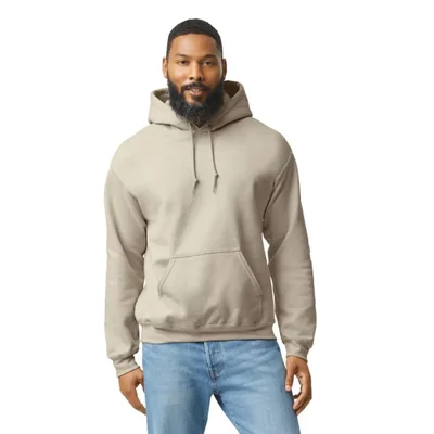 Sudadera con capucha Gildan G18500 color arena talla XL (1 unidad)