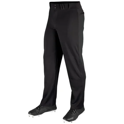 Pantalones de béisbol CHAMPRO X-Large negro con abertura inferior