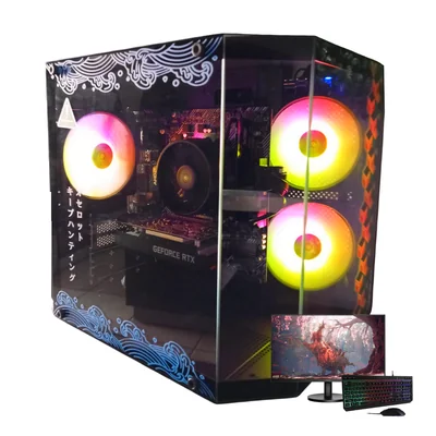 PC JATS GAMER AMD RYZEN 5 5500/ NVIDIA RTX 3050 6GB/ 16GB RAM / 500 GB SSD / TECLADO MOUSE RGB / MONITOR