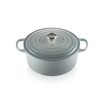 Le Creuset Horno Holandés Redondo De Hierro Fundido Esmaltado Con Tapa 7.25 Cuartos De Galón Sal M