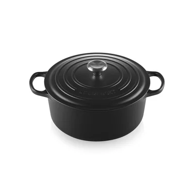 Le Creuset Horno Holandés Redondo De Hierro Fundido Esmaltado 7.25 Cuartos De Galón Regaliz
