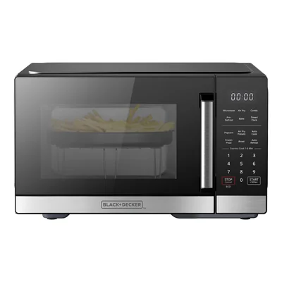 Horno Microondas Black+decker 5 en 1 0.9 Pies Cúbicos 900 W Acero Inoxidable - Venta Internacional