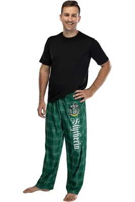 Pantalones De Pijama Lounge A Cuadros De Intimo Harry Potter Slytherin Xl - Venta Internacional.