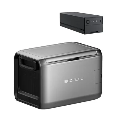 EcoFlow, Glacier Classic 55L Refrigerador Portátil + Batería Glacier