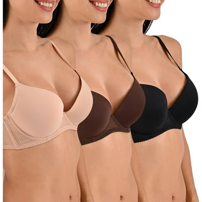 Set 3 Brasier con Varilla Básicos Rachel Roy para Dama