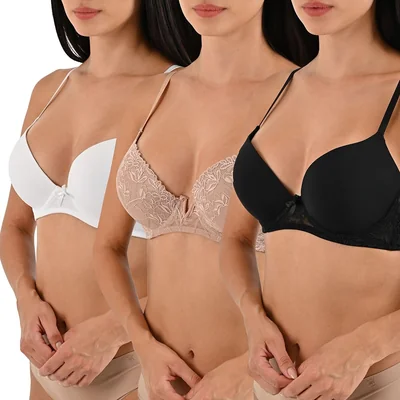 Set 3 Brasier con Varilla Lisos Rachel Roy para Dama