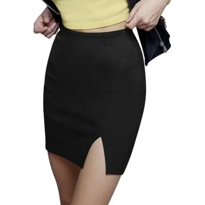 Falda casual dama negro Holly Land modelo 5077