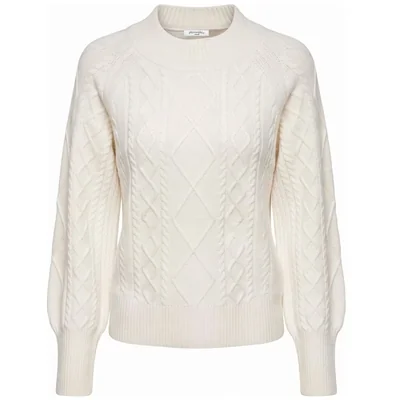 Suéter Trenzado con Manga Balloon Philosophy Woman para Mujer Casual