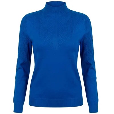 Suéter Cuello Mock con Relieve Philosophy Woman para Mujer Casual