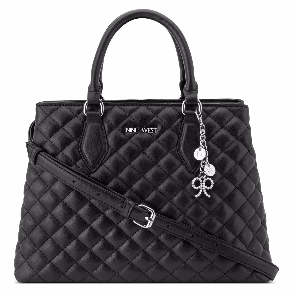 Bolsa Satchel Negro Nine West para Mujer