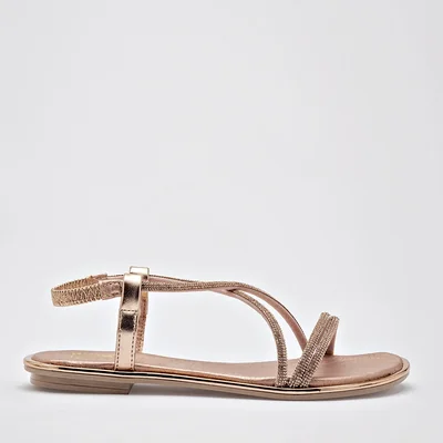 Sandalia para Mujer marca Rojo Cereza Oro Rosa cod. 132776