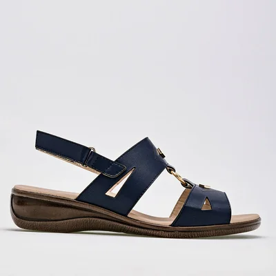 Sandalia para Mujer marca Paulie Azul marino cod. 55017