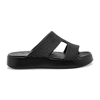 Sandalia slide para Mujer marca Eva Moda Negro cod. 147545