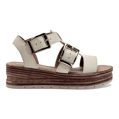 Sandalia para Mujer marca Tristanni shoes Beige cod. 132882