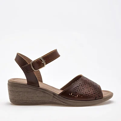 Sandalia para Mujer marca Tristanni shoes Café cod. 132879