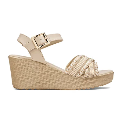 Sandalia plataforma para Mujer marca Paulie Beige cod. 147629