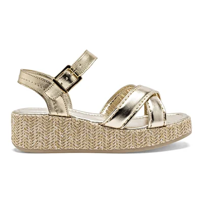 Sandalia para Mujer marca Green Love Oro cod. 133027