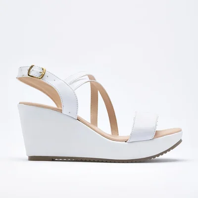 Sandalia plataforma para Mujer marca Fratta Blanco cod. 125173