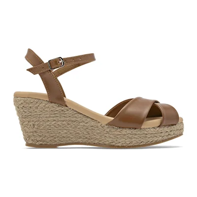 Sandalia para Mujer marca First Avenue Beige cod. 147555