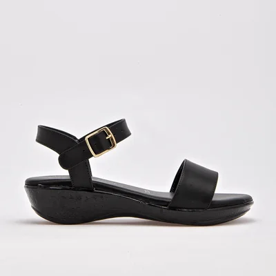 Sandalia para Mujer marca First Avenue Negro cod. 121597