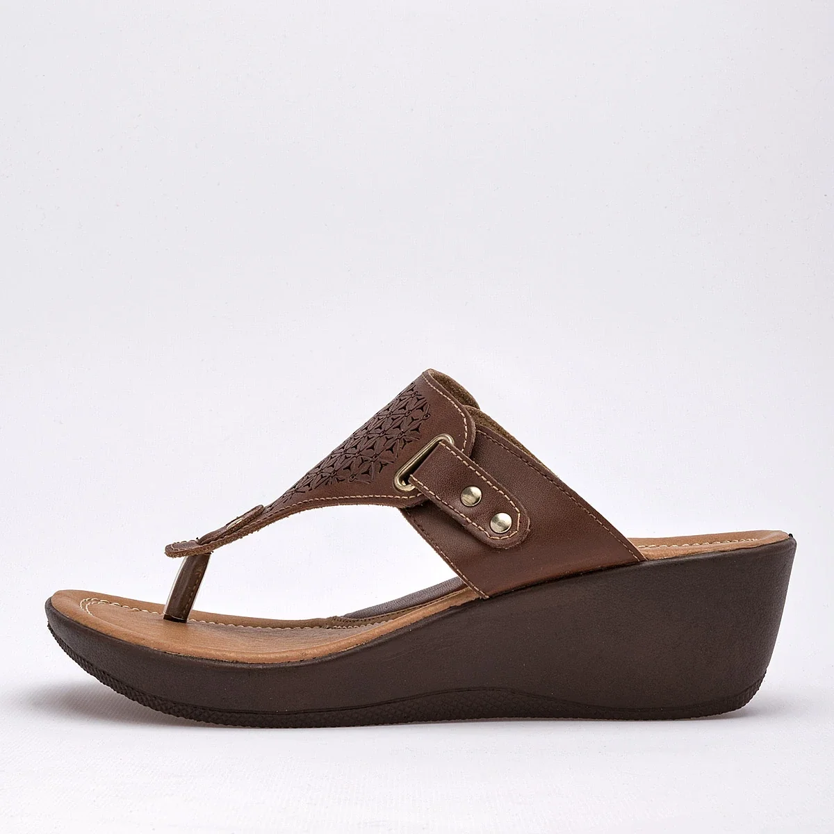Sandalia con plataforma para Mujer marca Dva Café cod. 121566