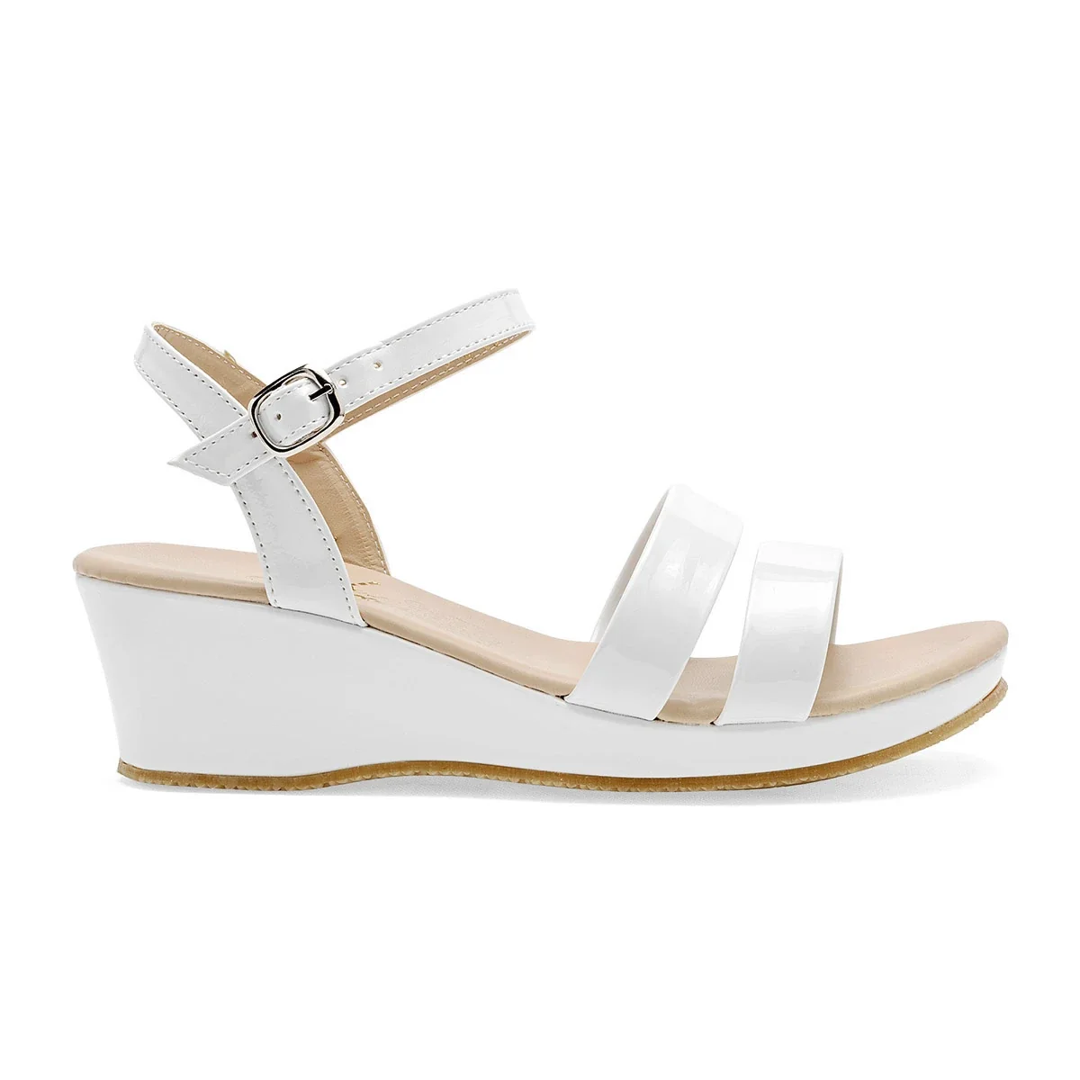 Sandalia con cuña para Mujer marca Caramel Blanco cod. 100759