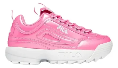 Tenis Fila Disruptor I I Premium Metallic 5xm02365668 Moda Rosa Chicle Lisa