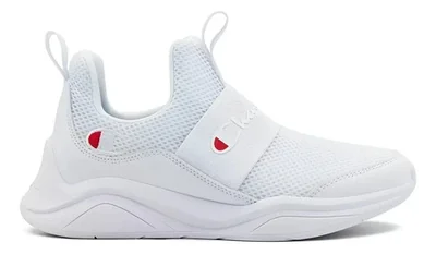 Tenis Champion Legend Lo Cas10278w Original Dama Comodo Casual Blanco Lisa