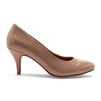 Zapatilla de charol para Mujer marca Damita Beige cod. 58223