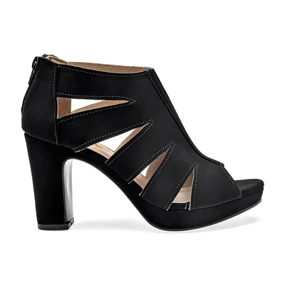 Zapatilla semiabierta para Mujer marca Damita Negro cod. 98911
