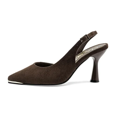 Zapatilla Slingback para Mujer marca Clasben Café cod. 147444