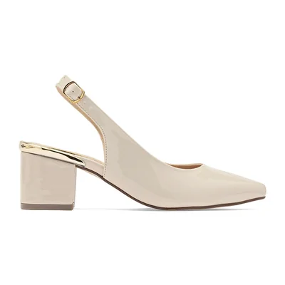 Zapatilla semiabierta para Mujer marca Been Class Marfil cod. 147246