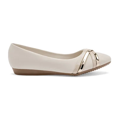 Flat para Mujer marca Ivi Love Marfil cod. 147573