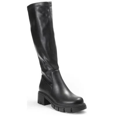 Bota Larga C Tacón Anchoemporium2509074301 Ng para Mujer