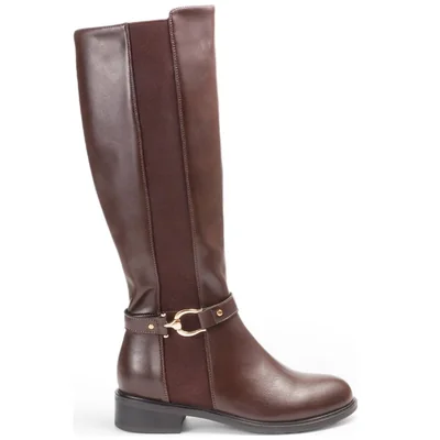 Bota Larga C Hebilla Lateralemporium2609049343 Cf para Mujer