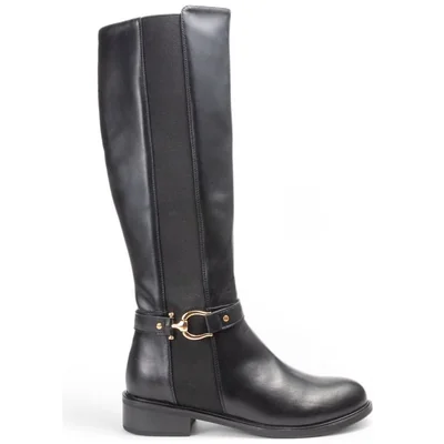 Bota Larga Tacón Bajoemporium2609049301 Ng para Mujer