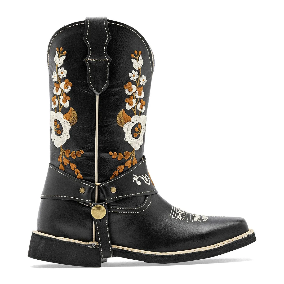 Bota vaquera piel para Mujer marca Risel Negro cod. 147432