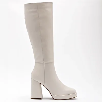 Bota Tacón para Mujer marca Lady Paulina Beige cod. 128907