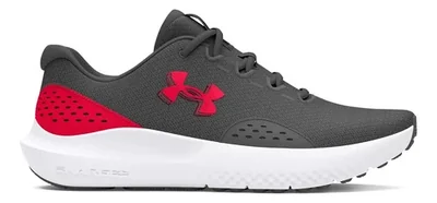 Tenis Under Armour Charged Surge 4 Caballero Gris Liso 6 Mx