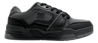 Tenis Dc Shoes Prodigy Caballero En Tendencia Negro Liso