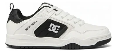 Tenis Dc Shoes Havoc Caballero Urbano Original Blanco Liso