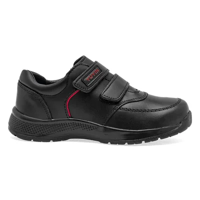Zapato escolar de piel para Mujer marca Yuyin Negro cod. 111193