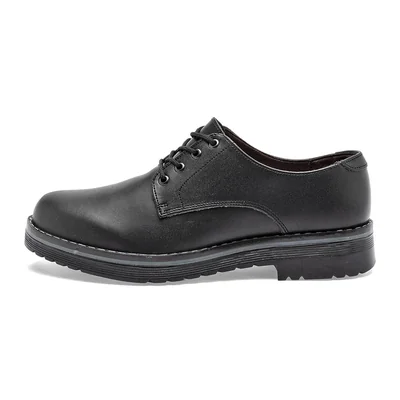 Zapato escolar de piel para Joven marca Green Love Negro cod. 135901