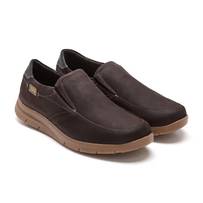 Mocasín Casual en Piel 24 Hrs Café para Hombre