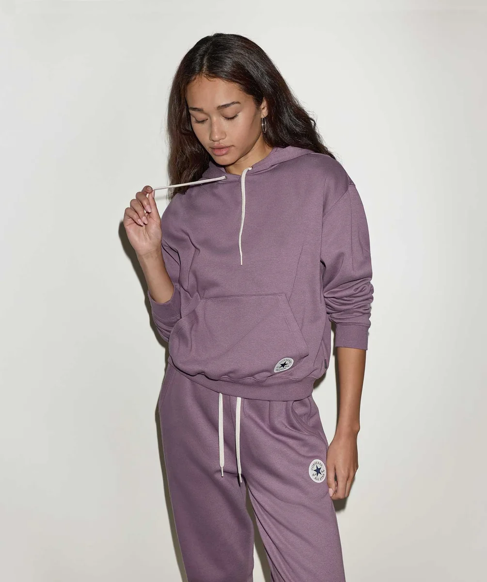 Sudadera Converse Chuck Patch Lila para Mujer