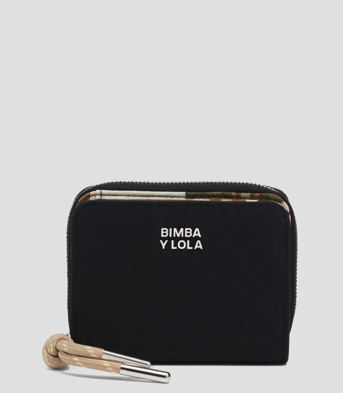 Cartera solapa nylon Mujer