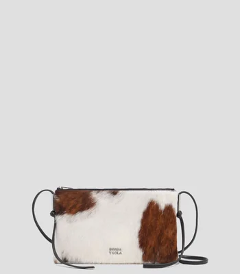 Bolsa sobre multicolor en piel Mujer